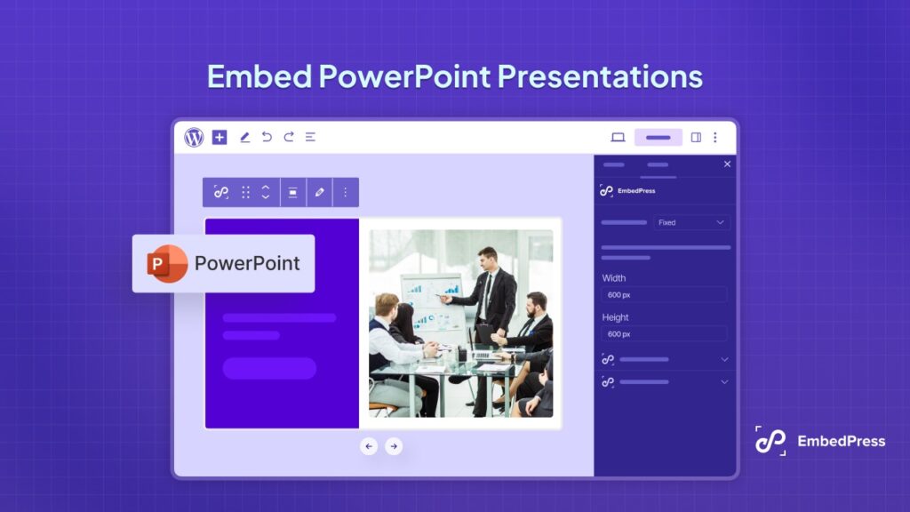 Embed PowerPoint Presentations without Coding using EmbedPress