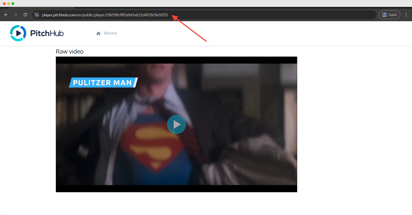 Collect Your Video URL In PitchHub