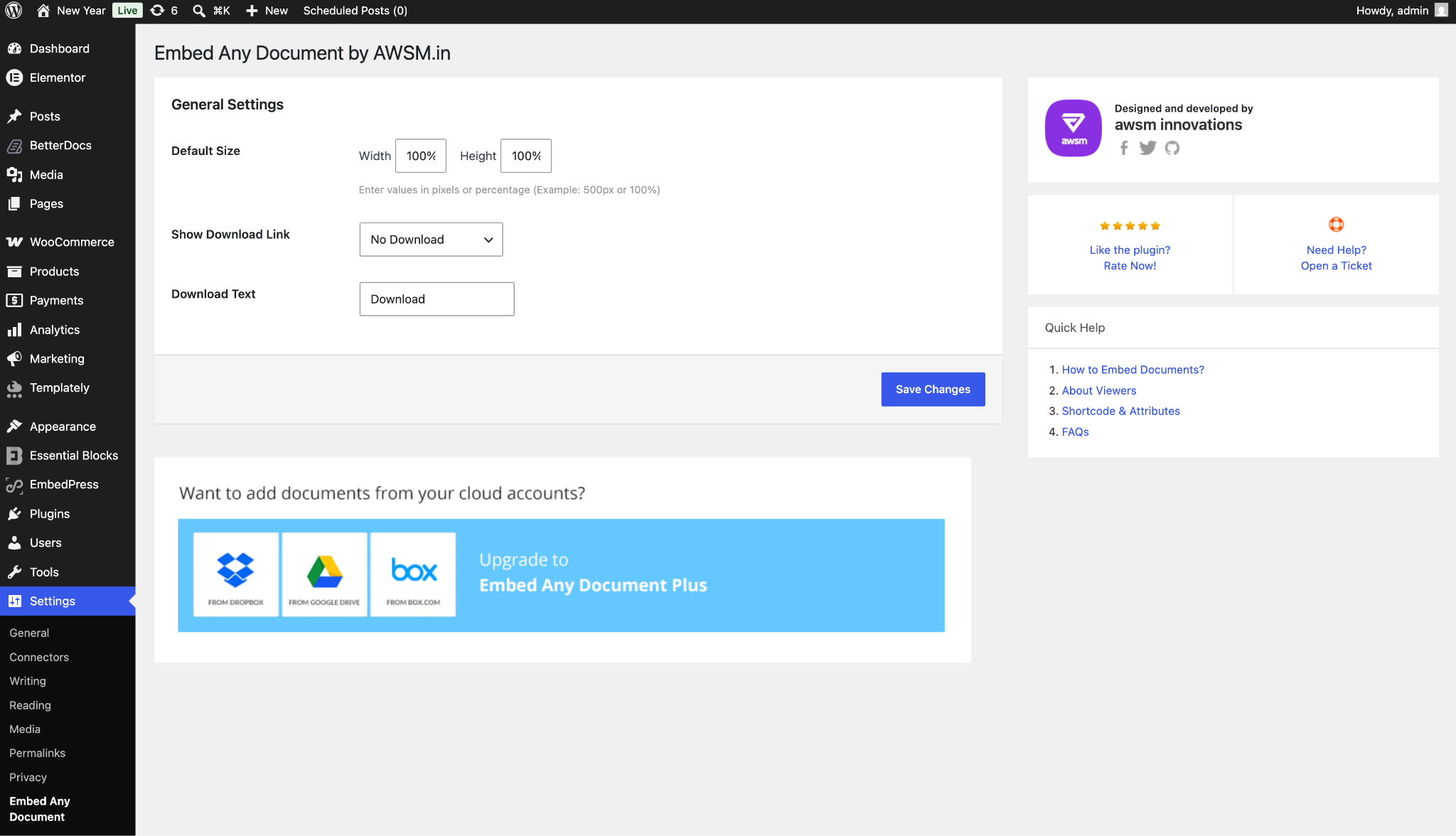 Embed Any Document vs EmbedPress