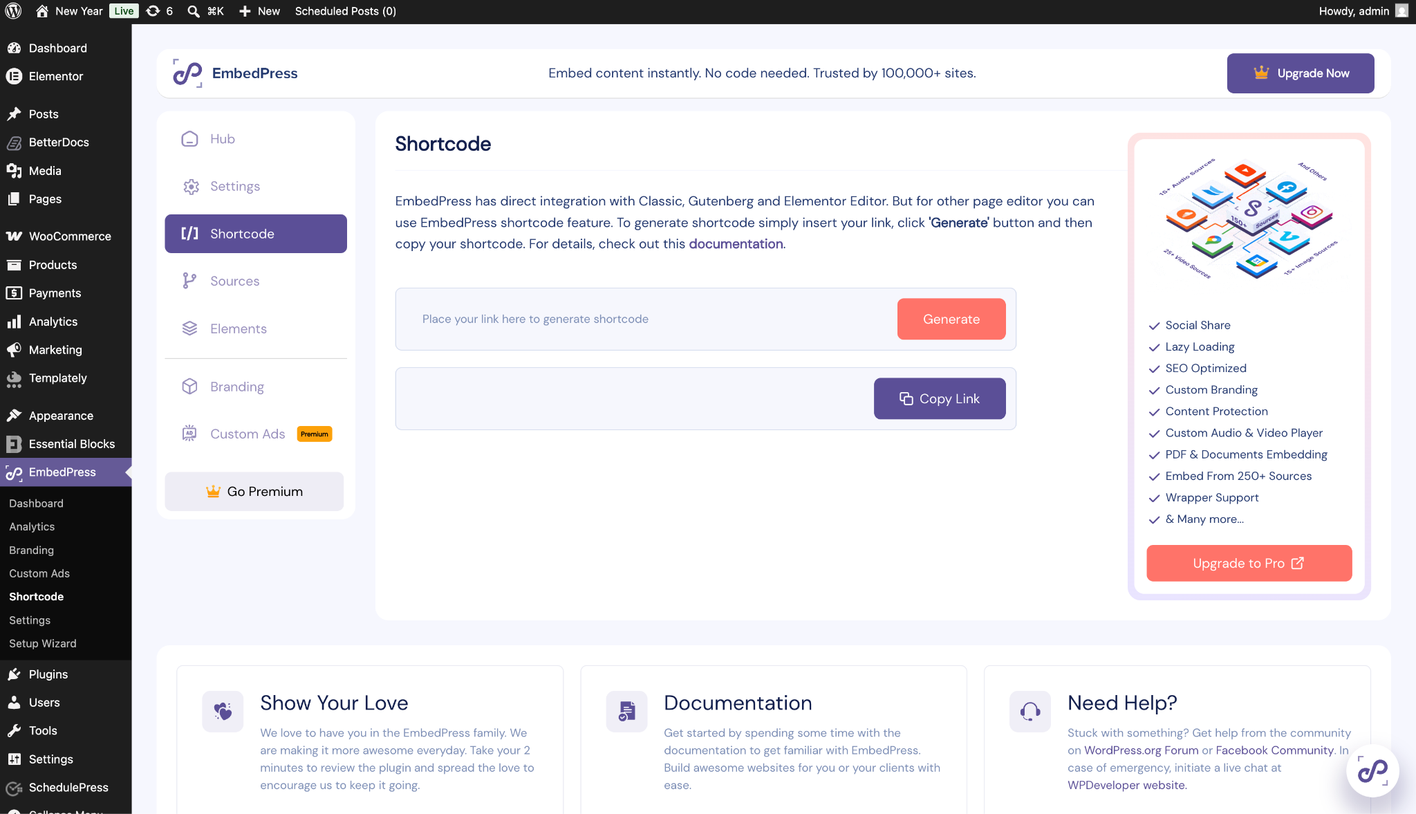 Embed Any Document vs EmbedPress