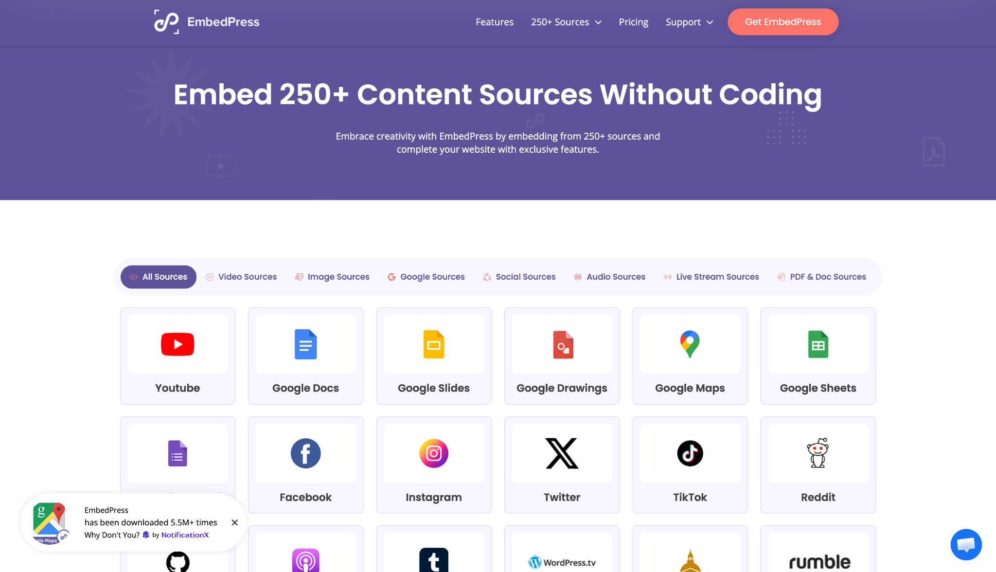 Embed Plus vs EmbedPress