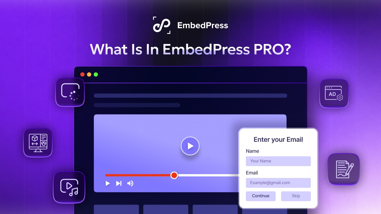 What Is in EmbedPress PRO? A Complete Guide to Every Feature And Use Case 1 What Is in EmbedPress PRO? A Complete Guide to Every Feature And Use Case